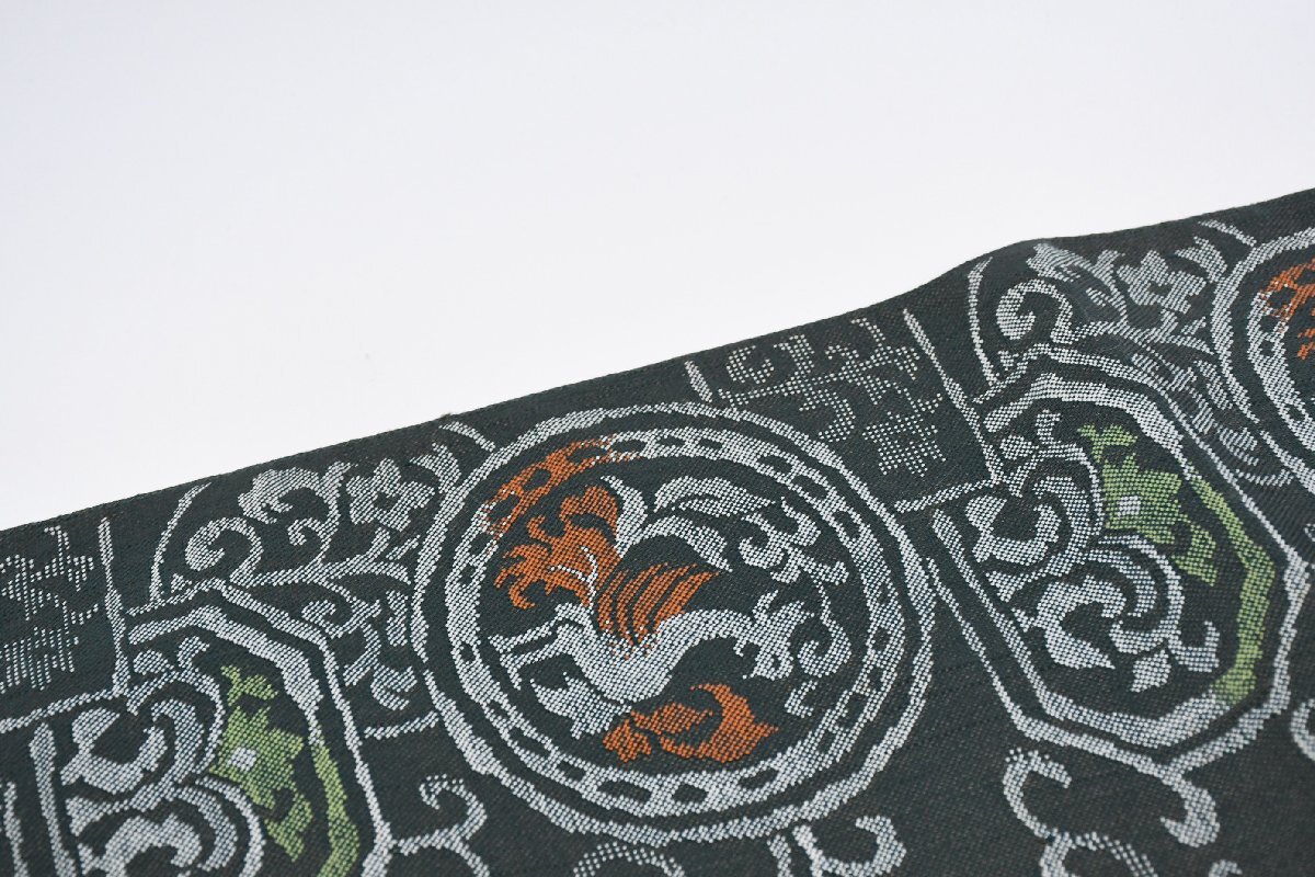 袋名古屋帯 松葉仕立て 鳳凰 帯丈356cm ★着物屋 ne-16129 桜庭呉服店_画像10