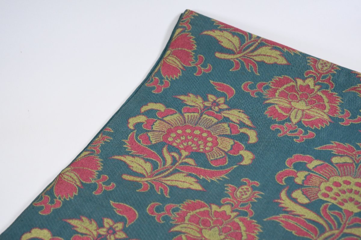 袋名古屋帯 未仕立て 六通柄 唐花文様 帯丈398cm ★着物屋 ne-16247 桜庭呉服店_画像2