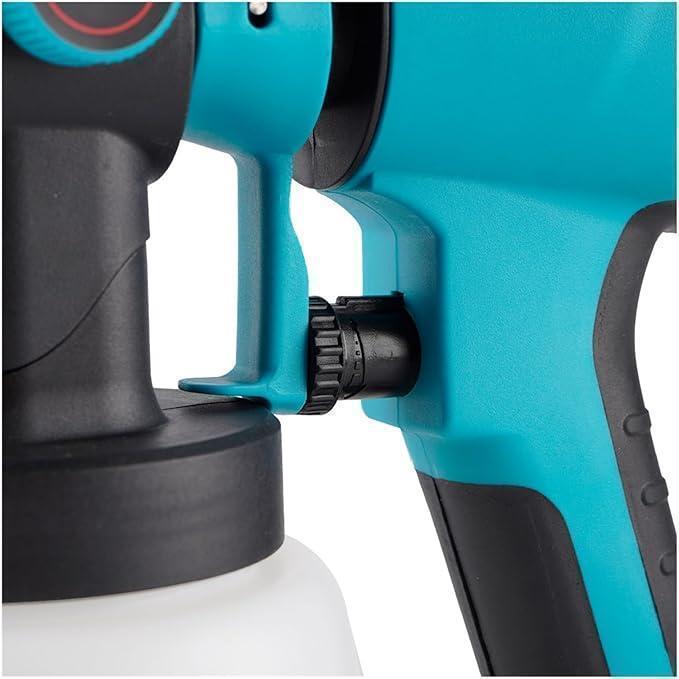 今、売れてます！ スプレーガン 互換 電動 充電 18V 14.4V makita マキタ エアー　家庭用ペイントスプレー流量制御 簡単スプレー_画像4