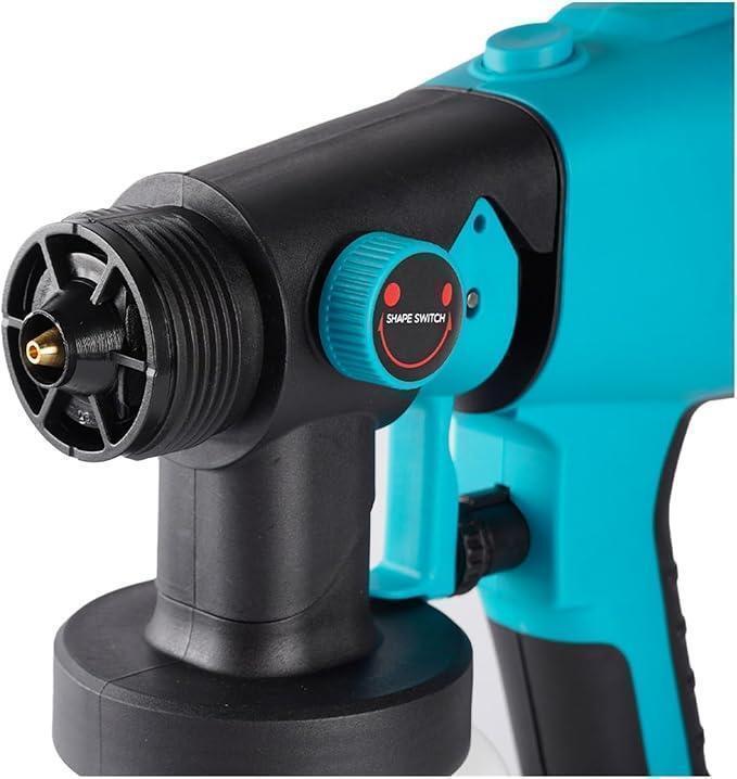 今、売れてます！ スプレーガン 互換 電動 充電 18V 14.4V makita マキタ エアー　家庭用ペイントスプレー流量制御 簡単スプレー_画像6