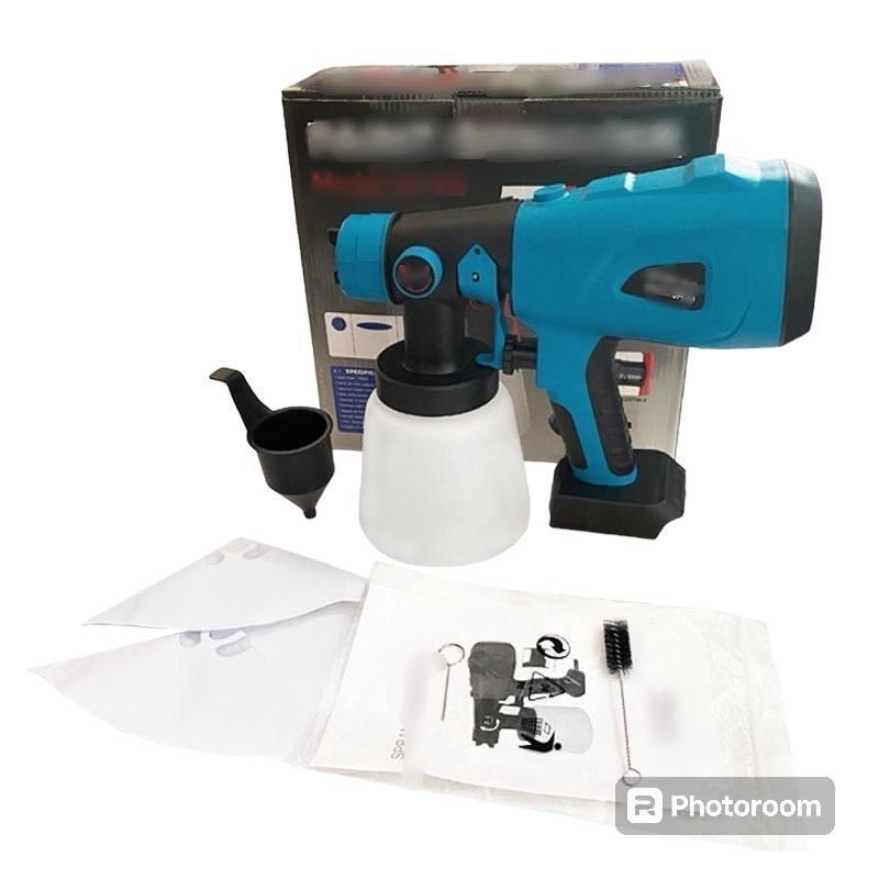 今、売れてます！ スプレーガン 互換 電動 充電 18V 14.4V makita マキタ エアー　家庭用ペイントスプレー流量制御 簡単スプレー_画像7