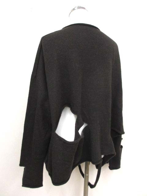 美品 Y's ワイズ 24AW ラウンドネックセーター 2 ヨウジヤマモト YO-K12-185_画像3