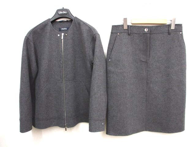 美品 'S Max Mara 24AW クチートアマーノ セットアップ NIAGARA ピュアヴァージンウール ダブルフェイス