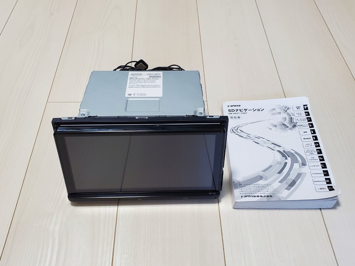 トヨタ純正 NSZT-Y68T メモリーナビ です。 9インチです。 2022 トヨタ純正9インチメモリーナビ NSZT-Y68T 訳あり 地デジ 地図