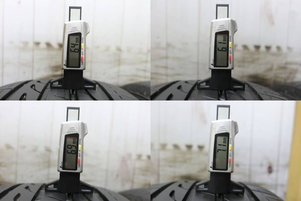 良好 2024年製 ブリヂストン レグノ REGNO GR-XⅢ 235/50R17 国産 バリ溝80~90% 4本 室内保管 点検済 手渡し/交換OK_画像2