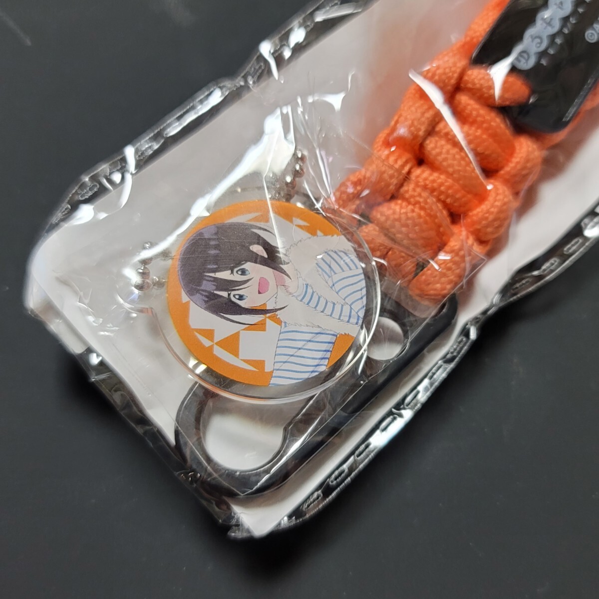 ■激レア■斉藤恵那■ゆるキャン△ 聖地巡礼 ツーリングラリー ミニアクキー付き パラコードストラップ ハッピードリンクショップ 限定 2_画像2