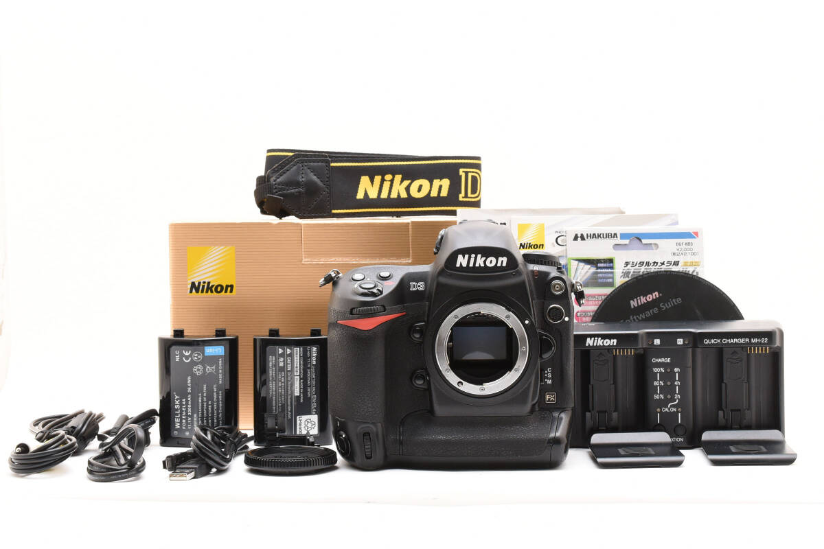ニコン Nikon D3 ボディ　元箱、付属品有り　♯4079_画像1