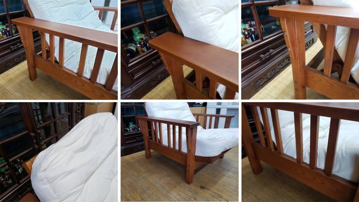 バグってはにぃ　H13 希少FUTON By L.L Bean　ソファ H13 希少FUTON By L.L Bean シングル リクライニング ソファ