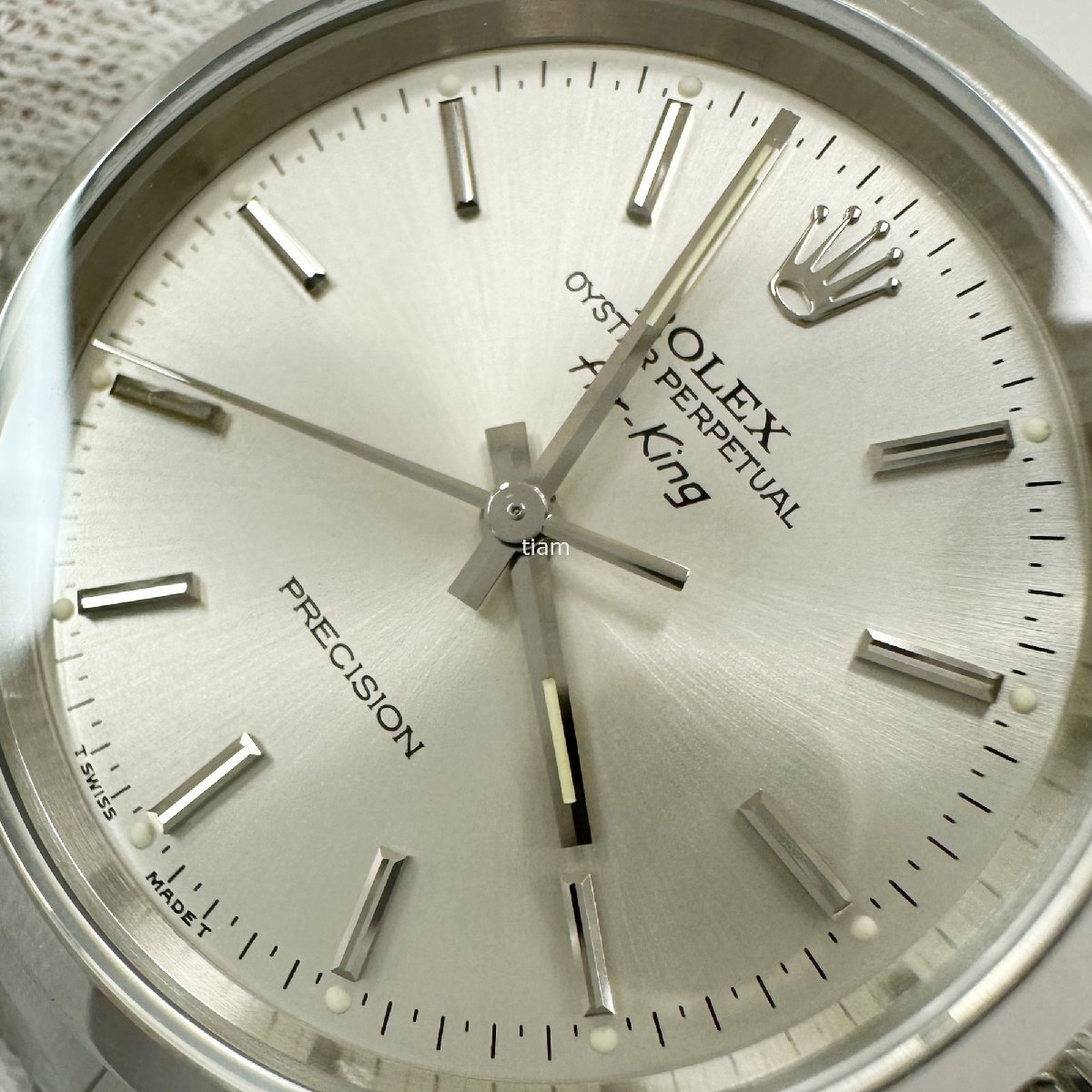 ROLEX ロレックス 14000 Air King エアキング シルバー 1997年頃 自動巻き J70027_画像10