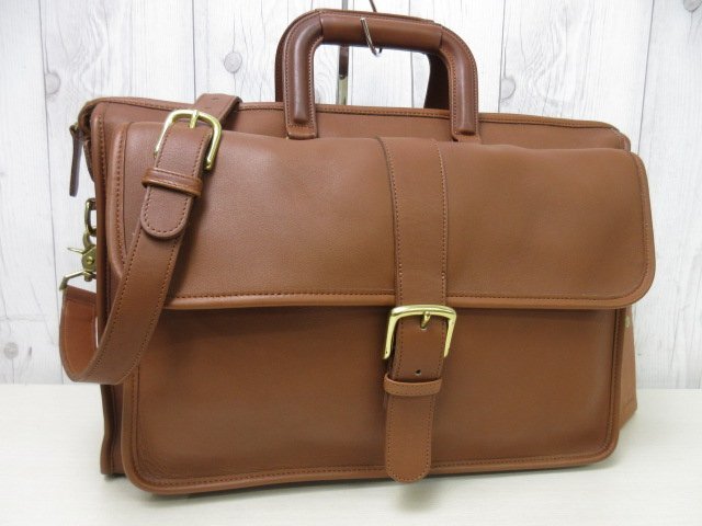 美品✨コーチ 記念完売品 メッセンジャーバッグ レザー ブラウン A4収納可能 極美品 COACH コーチ オールドコーチ ビジネスバッグ ショルダー
