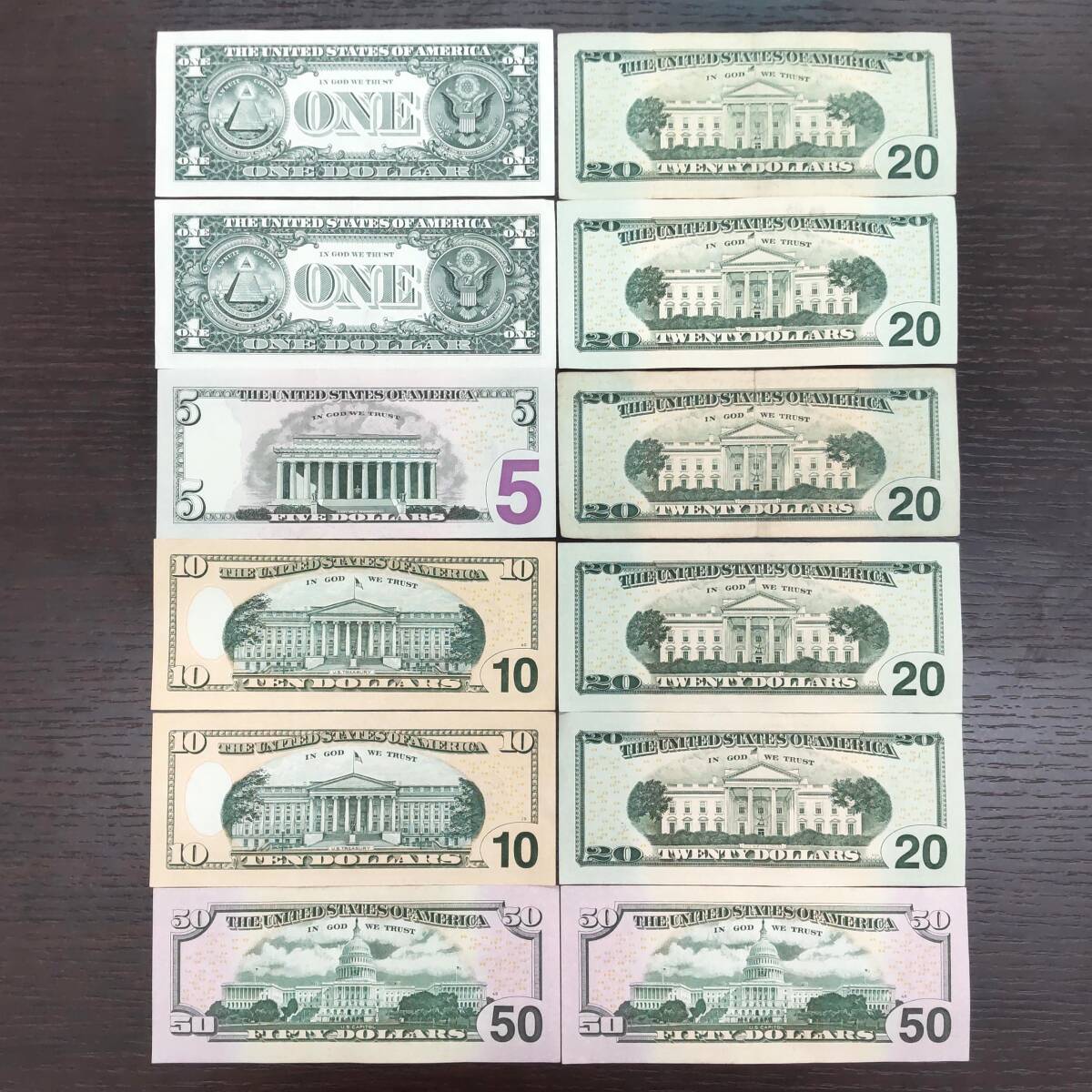 ✨美品✨アメリカ 旧紙幣 1ドル、5ドル、10ドル、20ドル まとめ売り ✨美品✨アメリカ 旧紙幣 1ドル、5ドル、10ドル、20ドル まとめ