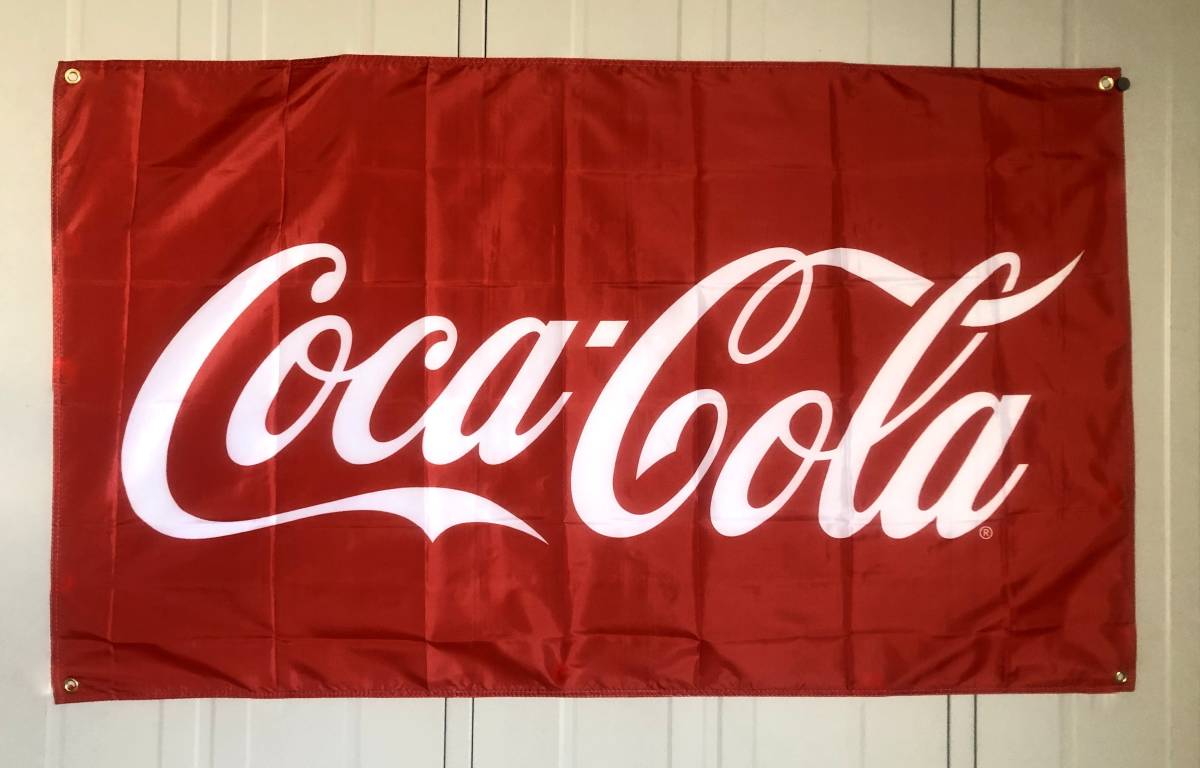 ★店內(nèi)裝飾仕様★CC00 コカコーラ フラッグ クラシック レトロ 旗 ポスター ブリキ看板 コーラ ポスター USA雑貨 アメリカン雑貨 輸入雑貨