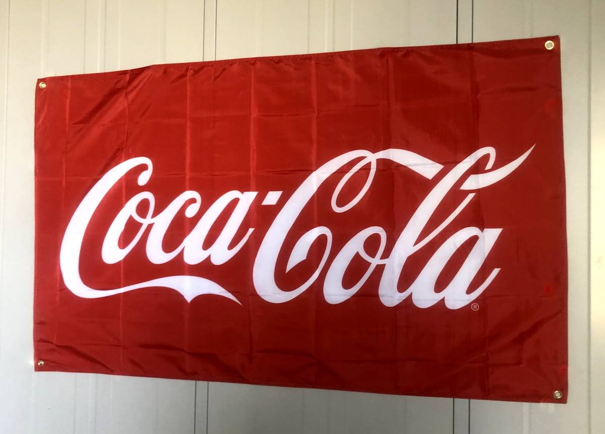 ★店內(nèi)裝飾仕様★CC00 コカコーラ フラッグ クラシック レトロ 旗 ポスター ブリキ看板 コーラ ポスター USA雑貨 アメリカン雑貨 輸入雑貨