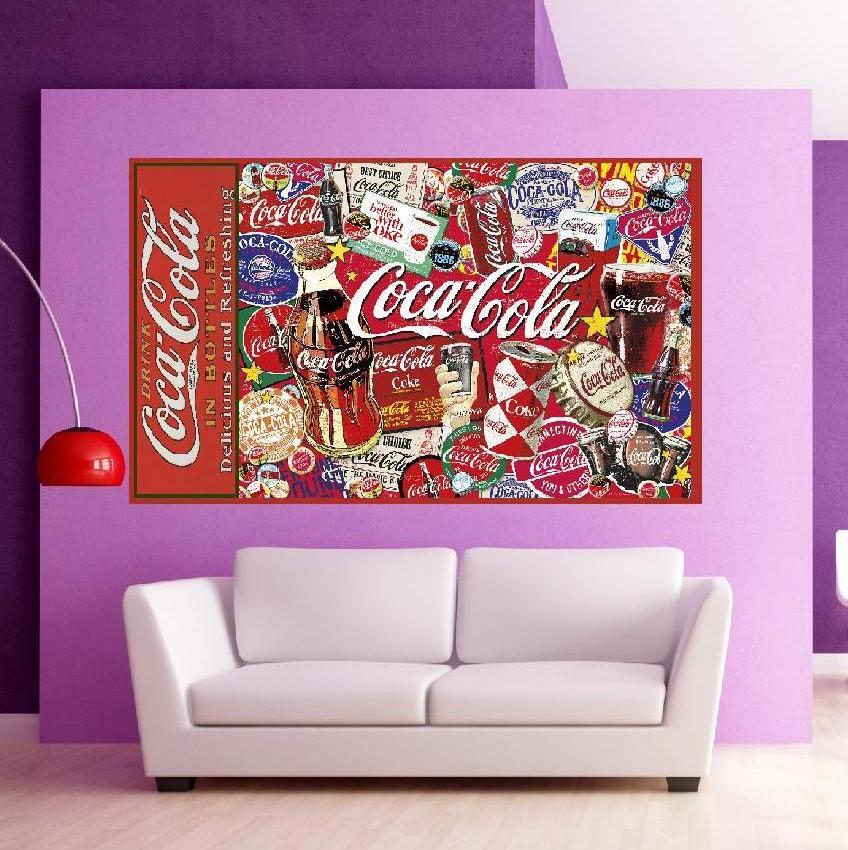 ★店內(nèi)裝飾仕様★CC52 コカコーラ フラッグ クラシック レトロ 旗 ポスター ブリキ看板 コーラ ポスター USA雑貨 アメリカン雑貨 輸入雑貨