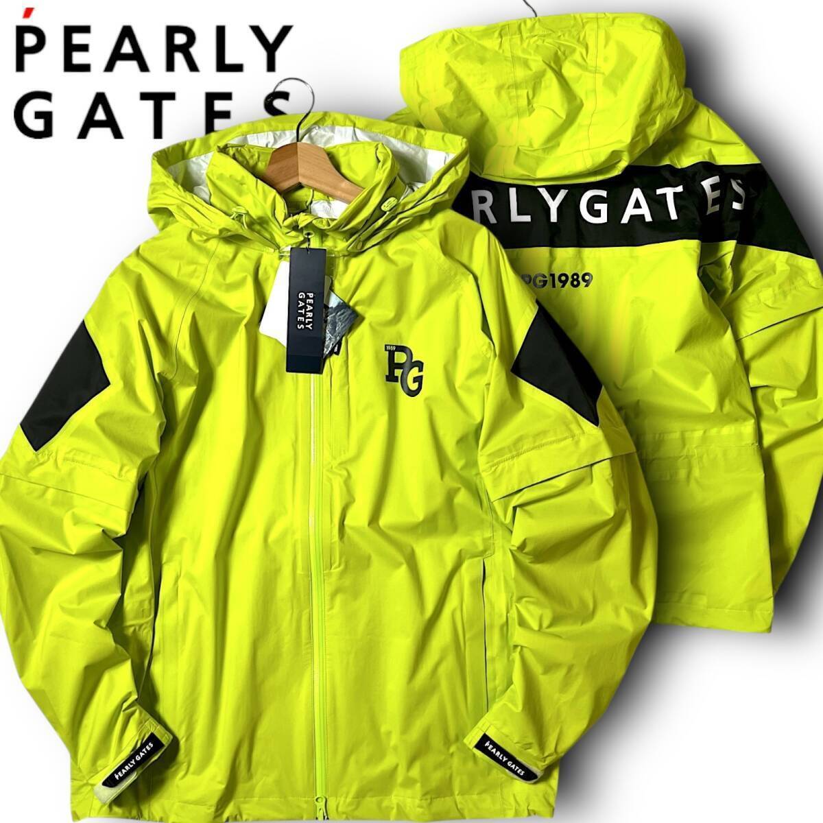 ◇新品 PEARLY GATES パーリーゲイツ 定3.7万 AQUAX 防水透湿 袖とフード