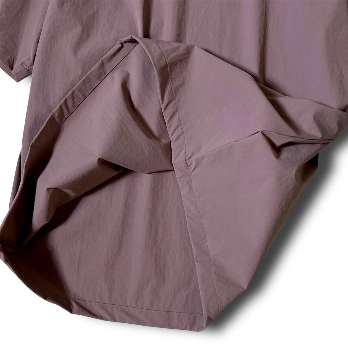 新品 THE NORTH FACE ノースフェイス ICERUNS/SR/TEEA テック系素材 吸汗速干 接觸冷感 バックプリント 半袖 Tシャツ M 赤灰 春夏 B8238