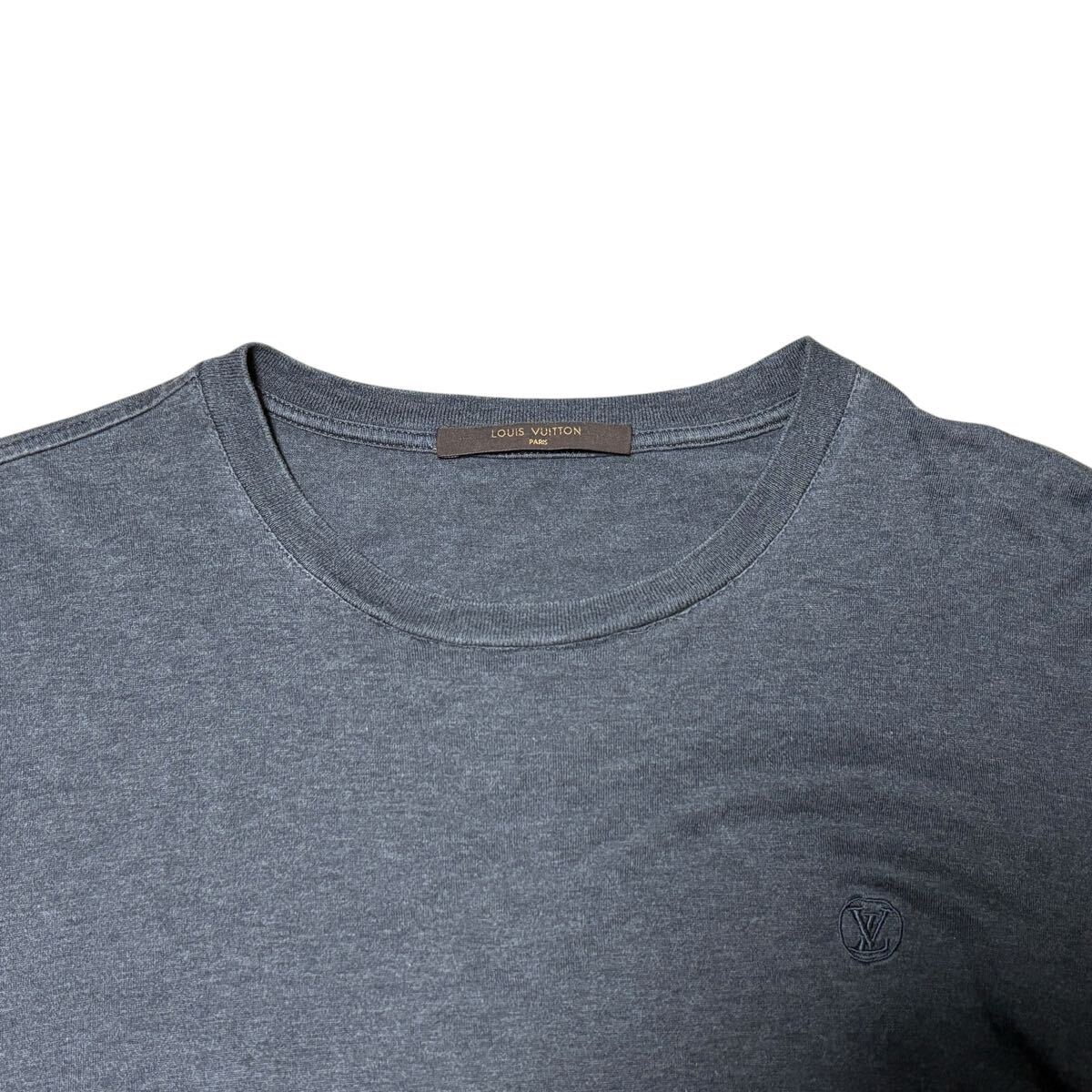 LOUIS VUITTON グレー Tシャツ XS LOUIS VUITTON ルイヴィトン LVロゴ Tシャツ XS|Yahoo!フリマ