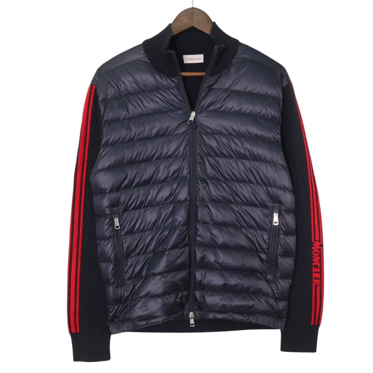 超美品＊MONCLER モンクレール　TRICOT CARDIGAN ニット切替 ダウンジャケット　F10919B50000＊