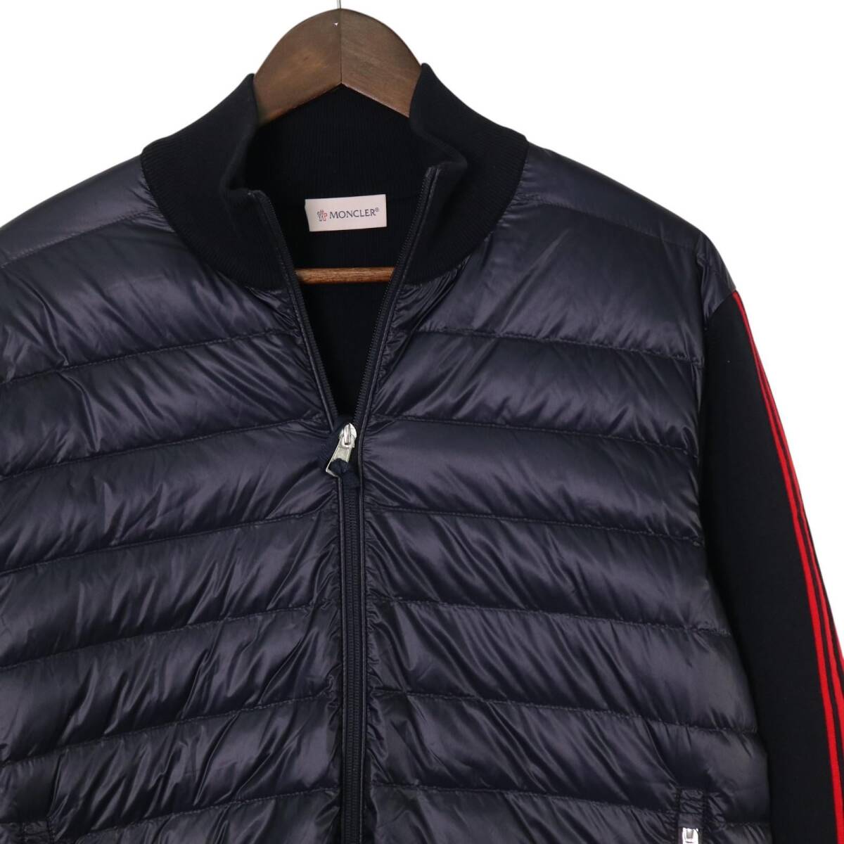 超美品＊MONCLER モンクレール　TRICOT CARDIGAN ニット切替 ダウンジャケット　F10919B50000＊