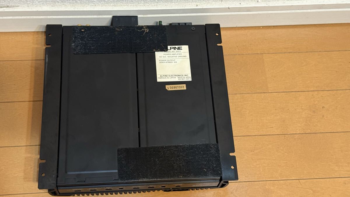 ALPINE◎ アルパイン【3553】パワーアンプ4ch中古品