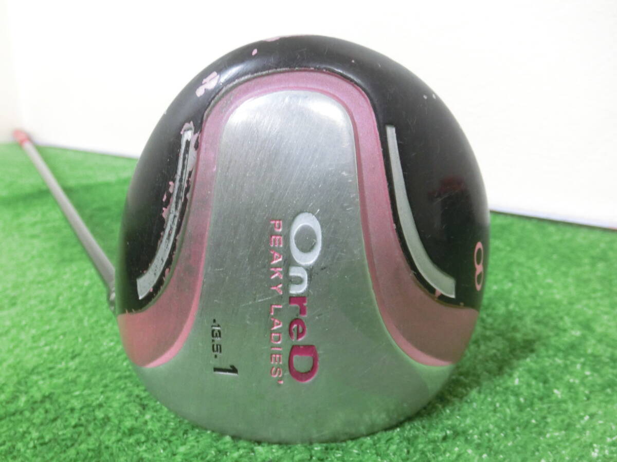 !TSURUYAtsuruyaOnreD PEAKY LADIES 1W Driver 13.5° / оригинальный вал FLEX-L женский J0996!