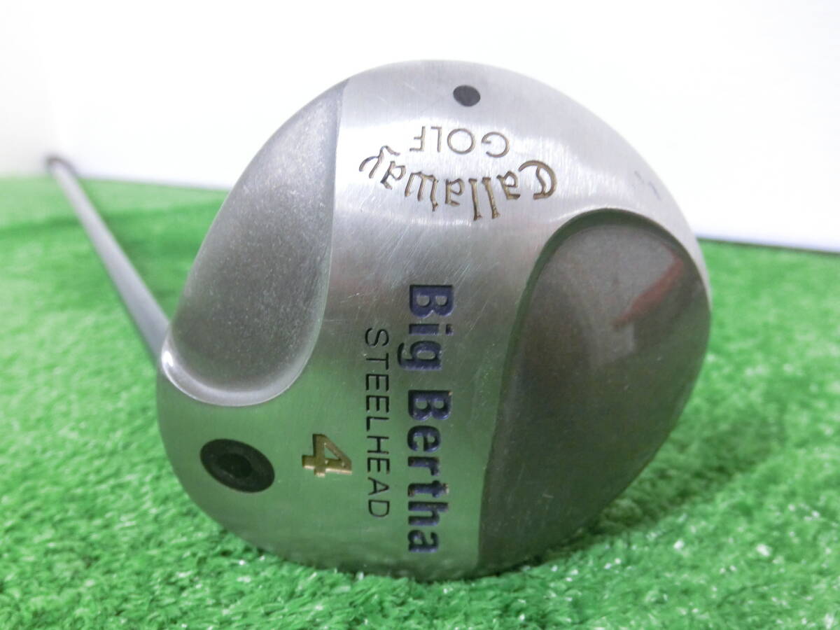 ♪Callaway キャロウェイ BIG BERTHA STEELHEAD 4W フェアウェイウッド 16.8°/純正 シャフト SUPER JV 200 FLEX-R J1027♪_画像1