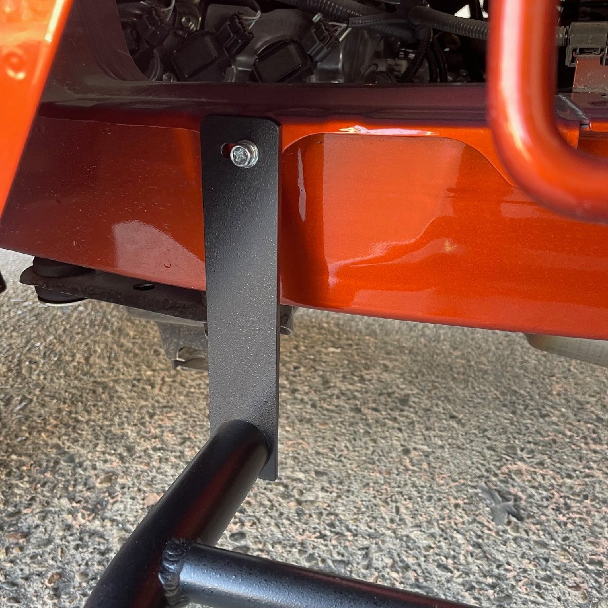 J-NEXT ダイハツ ハイゼットジャンボ(S500P/S510P) MC前/MC後共通 アルミサイドステップ Ver.2 ブラックエディション 助手席側用_画像6