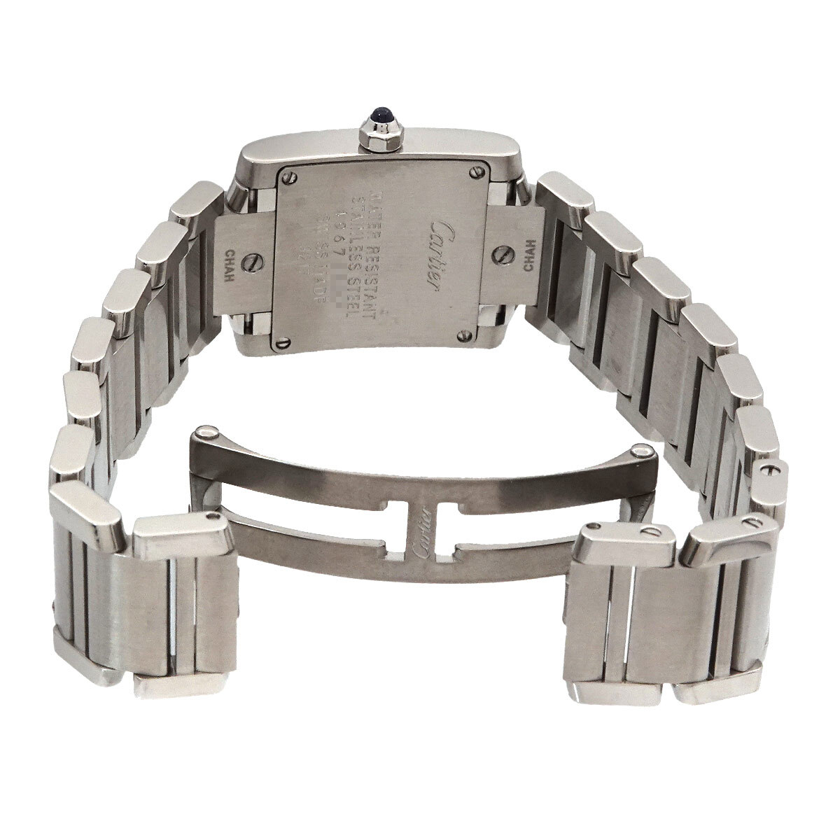 カルティエ Cartier タンクフランセーズSM W51008Q3 レディース 腕時計 アイボリー クォーツ ウォッチ Tank Francaise 90288736