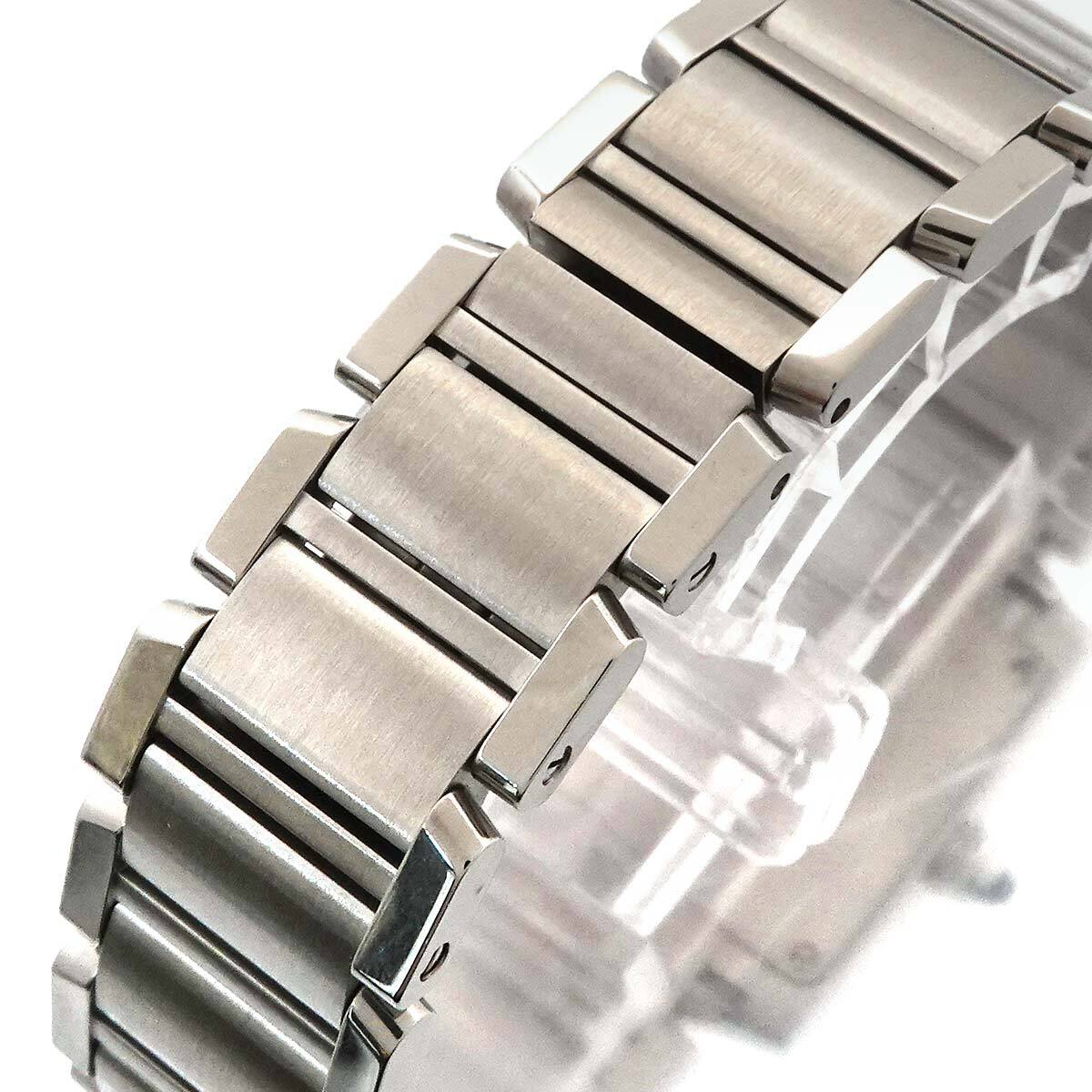 カルティエ Cartier タンクフランセーズSM W51008Q3 レディース 腕時計 アイボリー クォーツ ウォッチ Tank Francaise 90288736