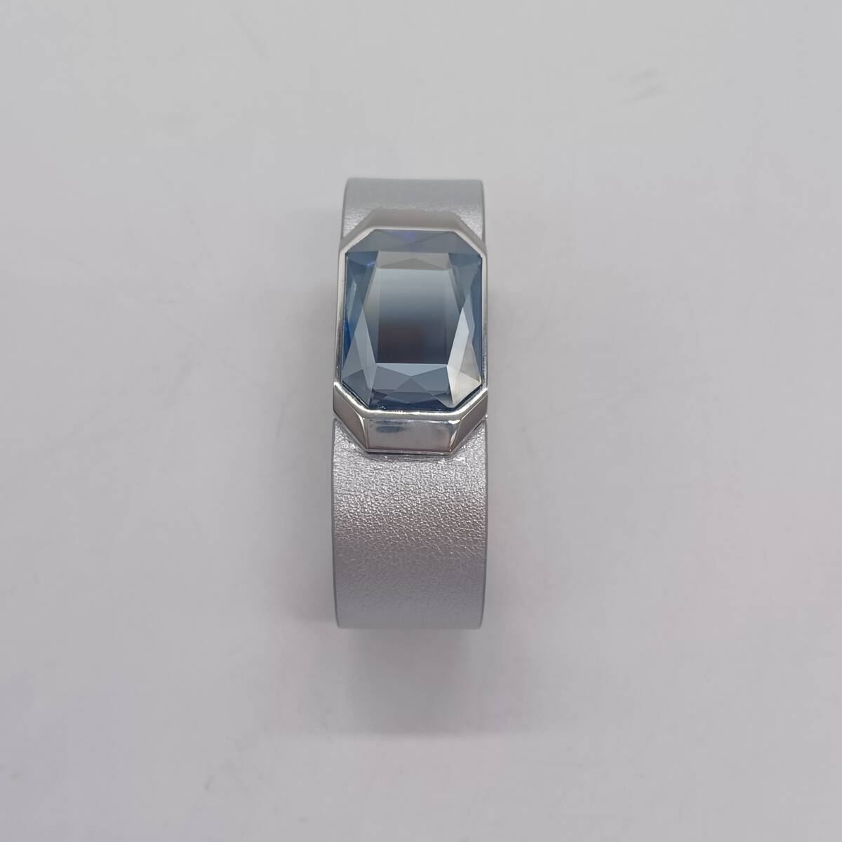 S9803* [ не использовался товар ]SWAROVSKI Swarovski активный crystal USB браслет Silverstone USB2.0 8GB натуральная кожа 