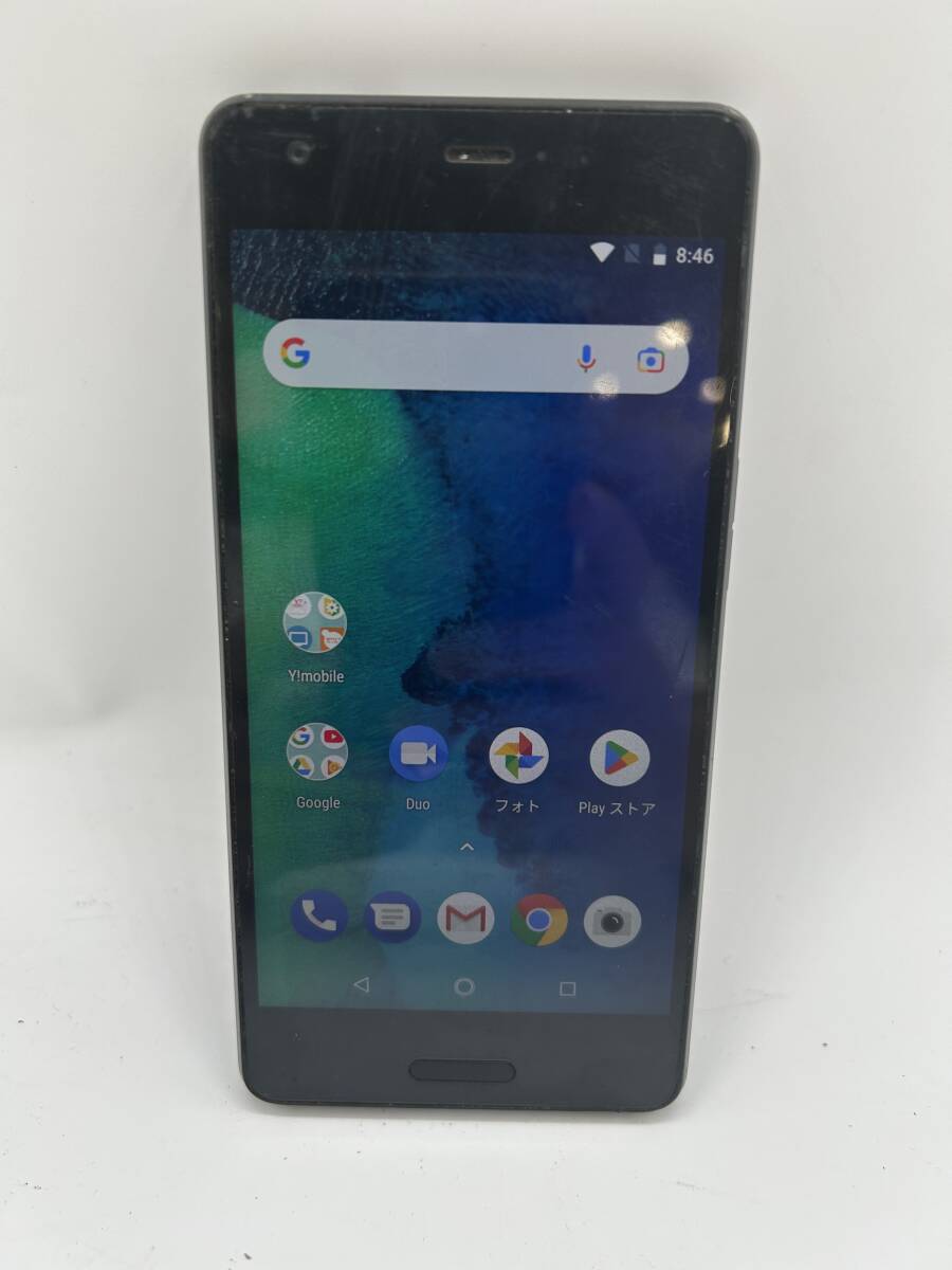 N42790* Y!mobile X3-KC Kyocera kyocera Android One X3 черный первый период . завершено IMEI суждение 0 смартфон корпус работа товар 