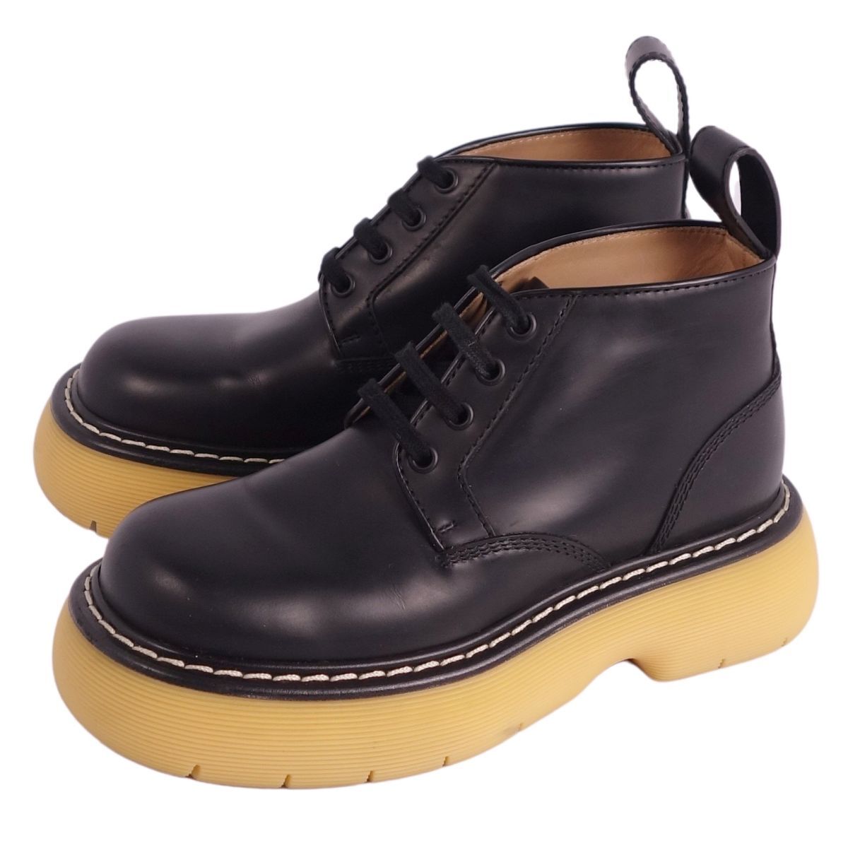  прекрасный товар Bottega Veneta BOTTEGA VENETA ботинки The Bounce The bow ns гонки выше женский 35(22cm соответствует ) черный ce07ed-rm20e32828