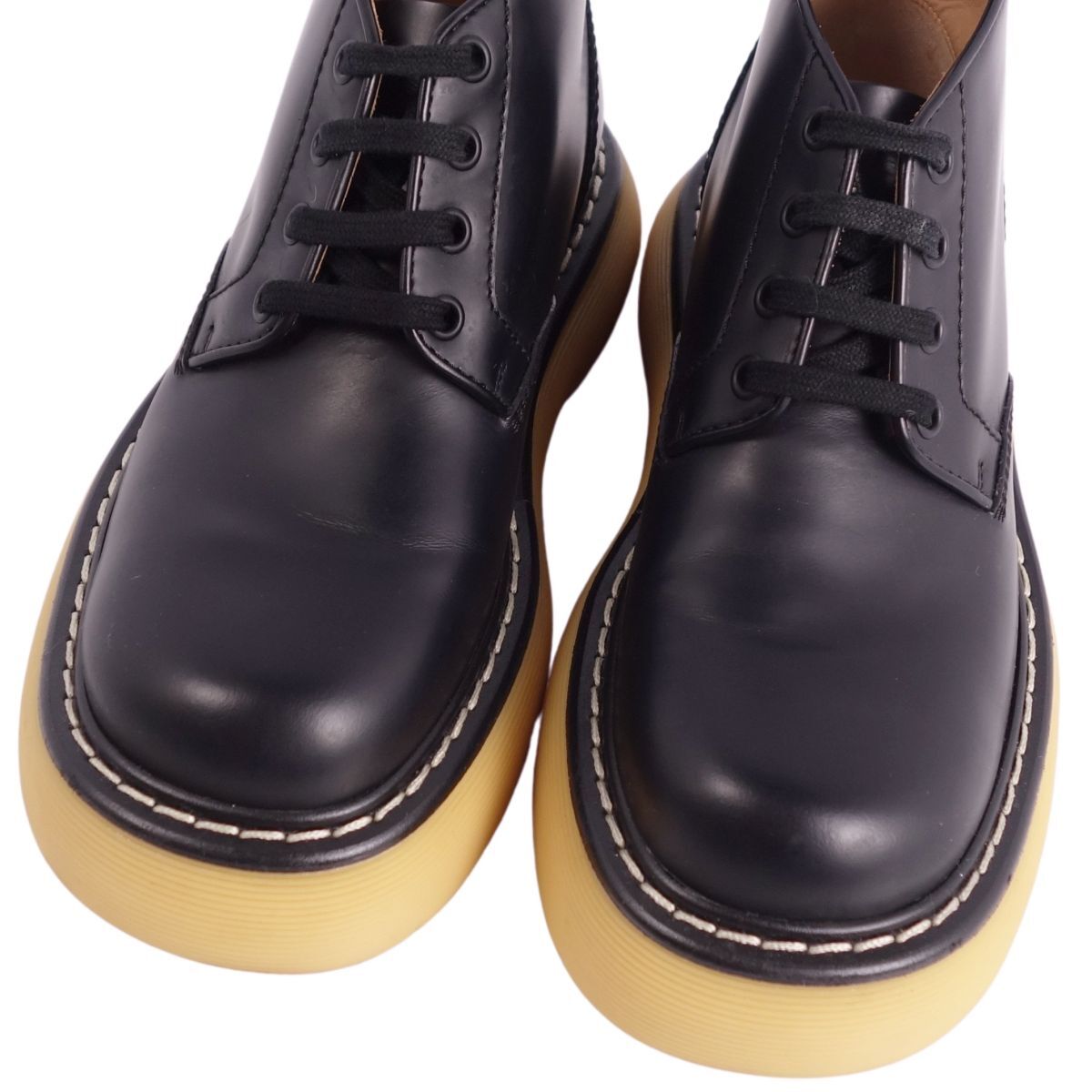  прекрасный товар Bottega Veneta BOTTEGA VENETA ботинки The Bounce The bow ns гонки выше женский 35(22cm соответствует ) черный ce07ed-rm20e32828