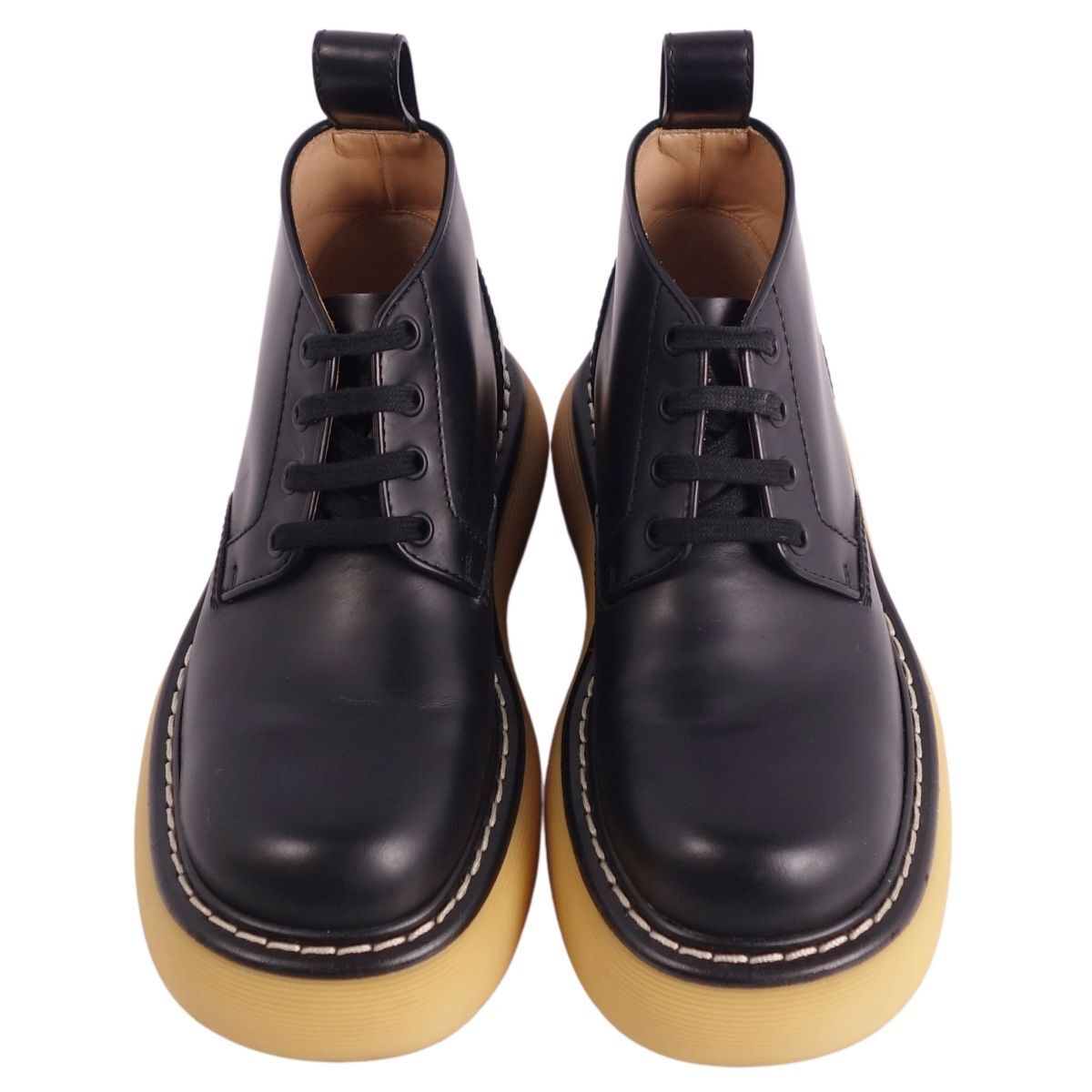  прекрасный товар Bottega Veneta BOTTEGA VENETA ботинки The Bounce The bow ns гонки выше женский 35(22cm соответствует ) черный ce07ed-rm20e32828