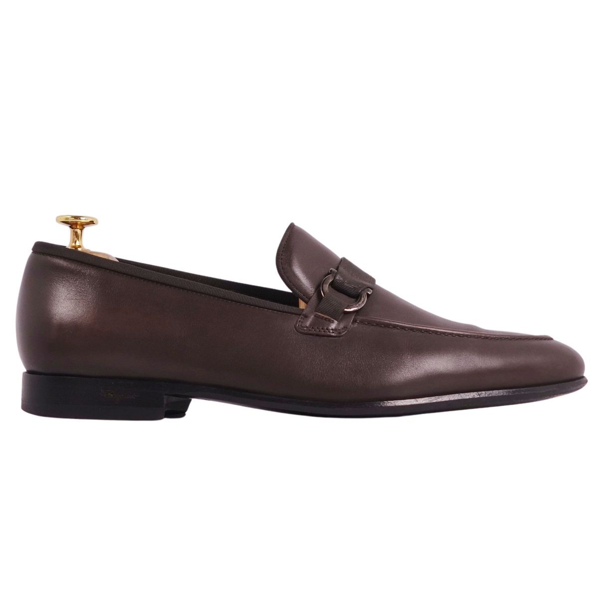  прекрасный товар Salvatore Ferragamo Salvatore Ferragamo Loafer мокасины gun chi-ni металлические принадлежности обувь обувь 8.5EEE(26.5cm) ce08mt-rm20f13539