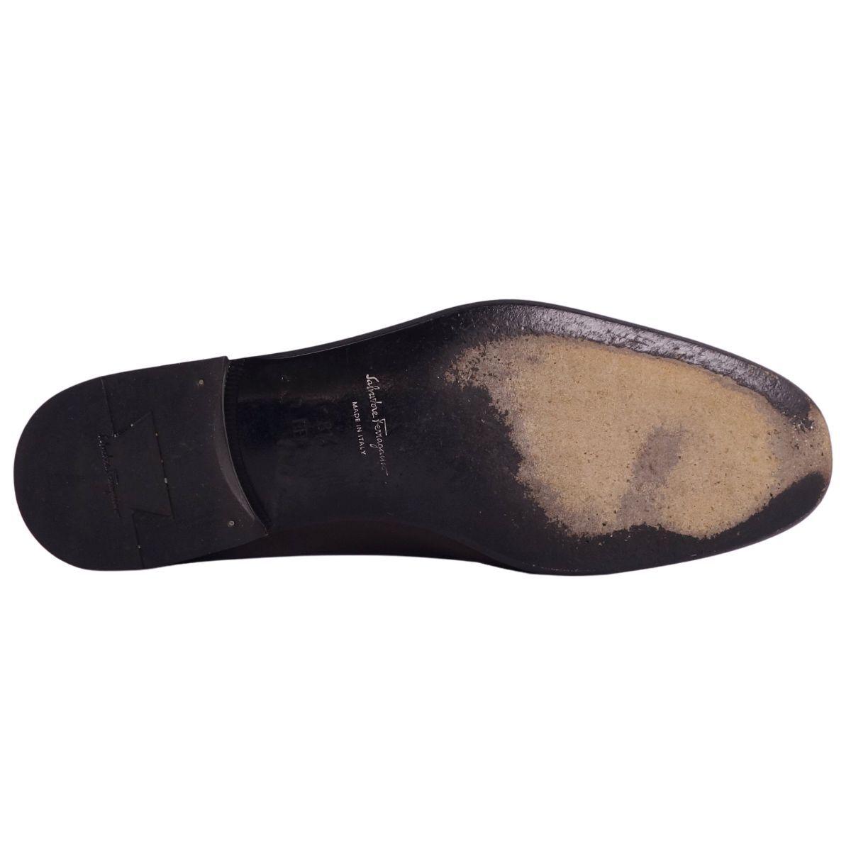  прекрасный товар Salvatore Ferragamo Salvatore Ferragamo Loafer мокасины gun chi-ni металлические принадлежности обувь обувь 8.5EEE(26.5cm) ce08mt-rm20f13539