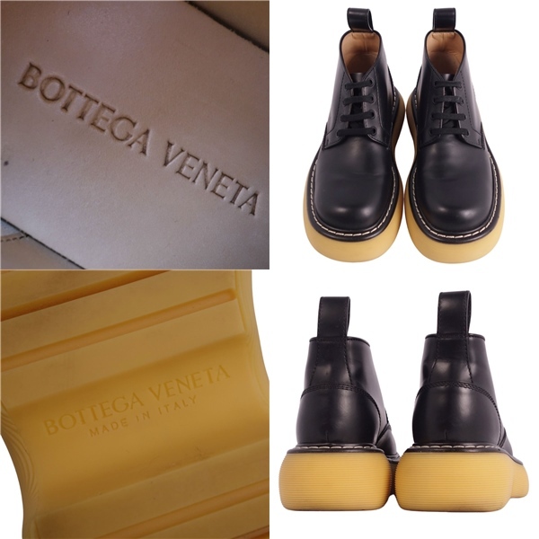  прекрасный товар Bottega Veneta BOTTEGA VENETA ботинки The Bounce The bow ns гонки выше женский 35(22cm соответствует ) черный ce07ed-rm20e32828