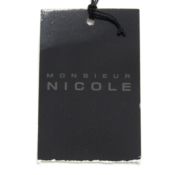 ニコル ブランド ネクタイ ストライプ柄 スクエア柄 未使用タグ付 PO メンズ ピンク NICOLE_画像6