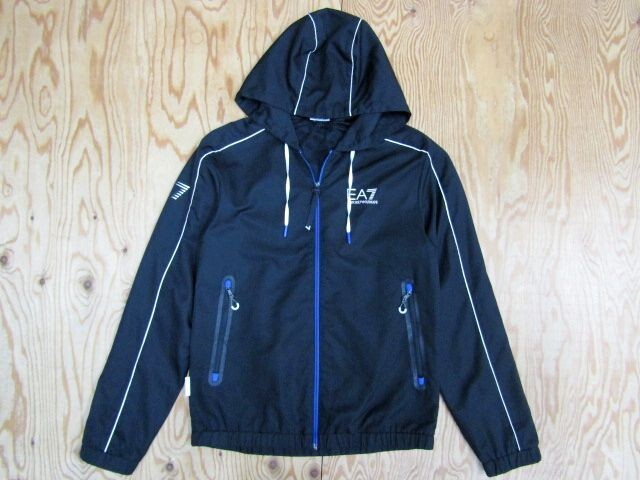 ★エンポリオアルマーニ EMPORIO ARMANI★メンズ ワンポイントプリント フーディジップジャケット★R70810006D_画像2