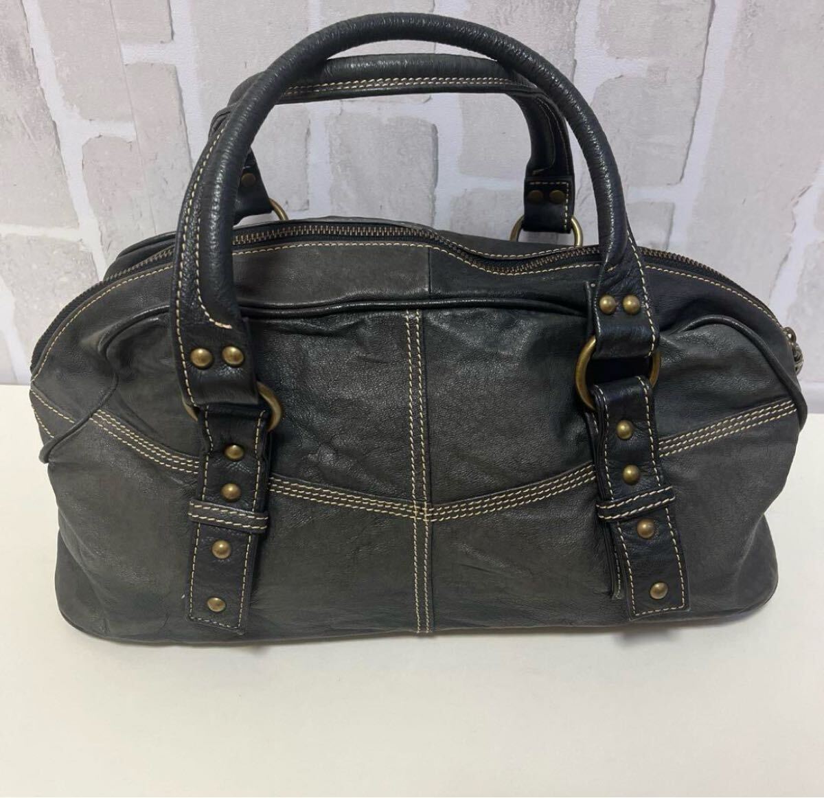 アーカイブ archive フェアリーグランジ Y2K ギャル ワンショルダーバッグ 肩掛け ハンドバッグ レザー 送料無料_画像8