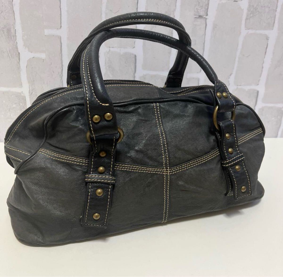 アーカイブ archive フェアリーグランジ Y2K ギャル ワンショルダーバッグ 肩掛け ハンドバッグ レザー 送料無料_画像2