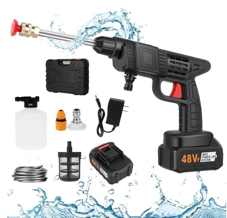 ※なかり※高圧洗浄機 コードレス 充電式 5つの噴射モード ハンディ Amazon | 折り畳み式 高圧洗浄機 コードレス 充電式 5つの噴射