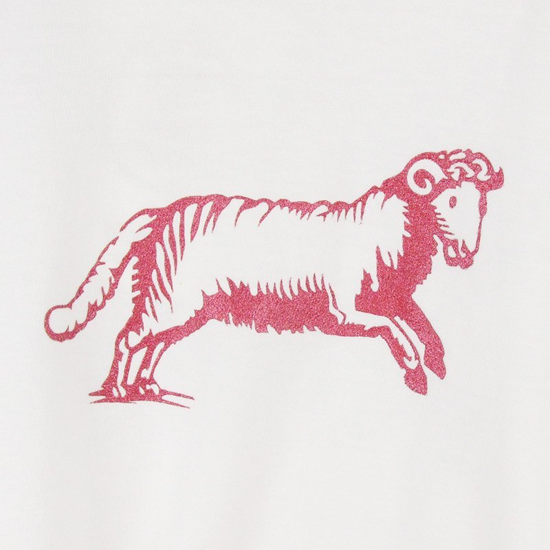 LST12638 today edition トゥデイエディション BRIGHT FUTURE 01 カットオフ Tシャツ 牡羊座 ホワイト XL 未使用(クリックポスト可)_画像5