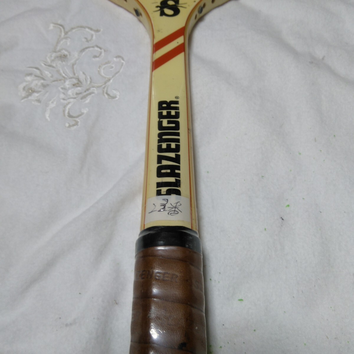 ヴィンテージ スラセンジャー 硬式ウッドテニスラケット No.23_画像7