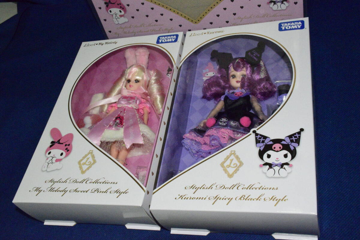 081203/希少限定/未使用新品/まとめて/2点セット/サンリオ×リカちゃん/マイメロ/クロミ/スタイリッシュドールコレクション/タカラトミー_画像2