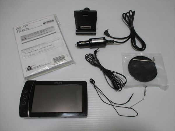 ○カロッツェリア エアーナビ(AVIC-T77) 本体 2011年地図 動作確認済_画像1