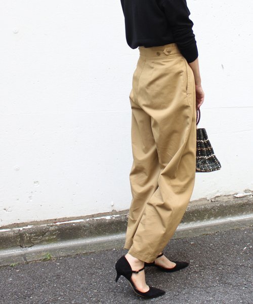 ∞ FRAMeWORK フレームワーク コンパクト チノ グルカ パンツ 38 ベージュ コットン チノパン ∞の画像1