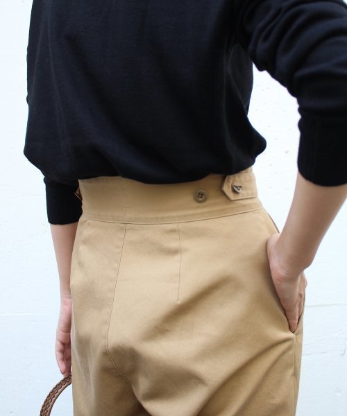 ∞ FRAMeWORK フレームワーク コンパクト チノ グルカ パンツ 38 ベージュ コットン チノパン ∞の画像5