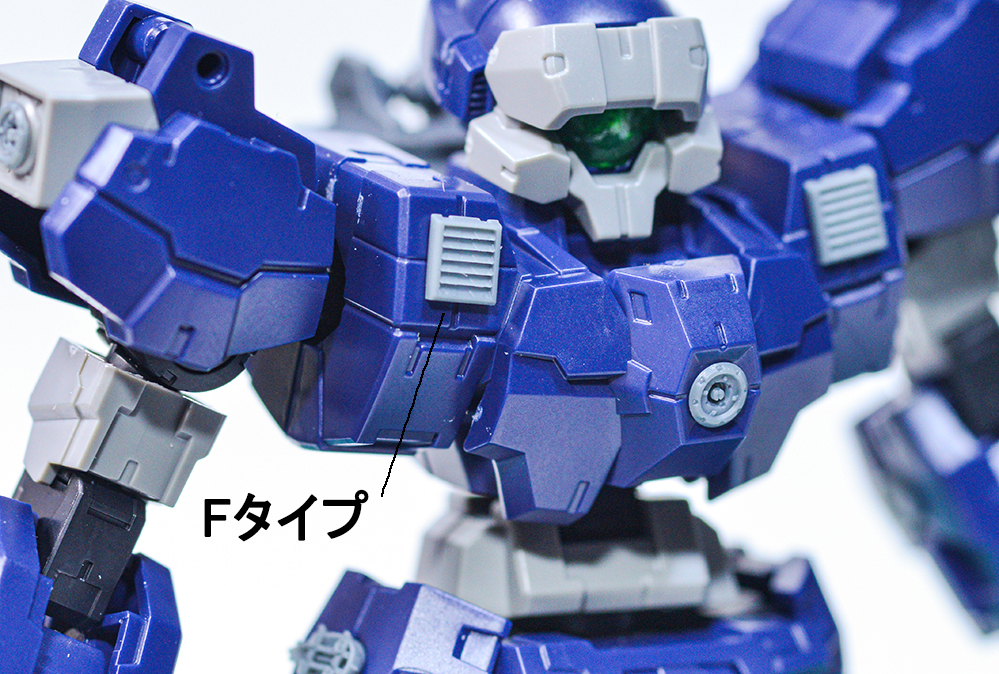 3mm穴用カバー(ダクトフィン状2種類) 3Dプリンター出力パーツ 汎用改造パーツ ディティールアップ 1/144 ガンプラ、30MM等の改造に 2_画像2