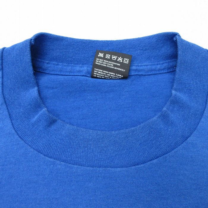 XL/古着 フルーツオブザルーム 半袖 ビンテージ Tシャツ メンズ 90s Family Day クルーネック 青 ブルー 25aug01 中古_画像4